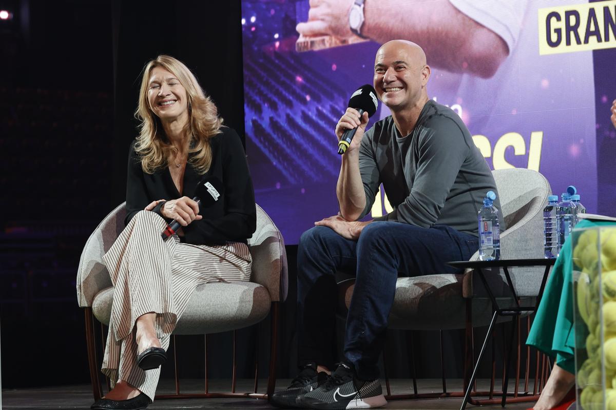 Îndemnul emoționant al lui Andre Agassi pentru părinți pe scena Sports Festival din Cluj + Cum a început povestea de dragoste cu Steffi Graf: „De la insistența mea”