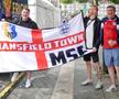 Suporterii Angliei la Gelsenkirchen înaintea meciului cu Serbia la Euro 2024. Foto: Imago Images