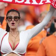 Spectacol în tribune la Polonia - Țările de Jos/ foto Imago Images