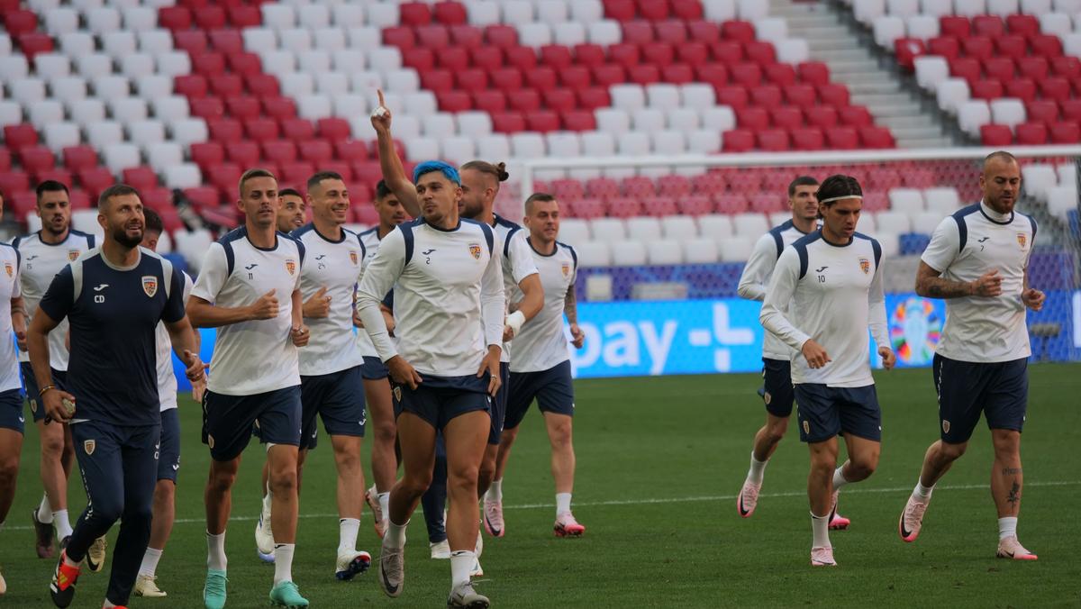 Antrenamentul echipei naționale înaintea meciului cu Ucraina, de la Euro 2024