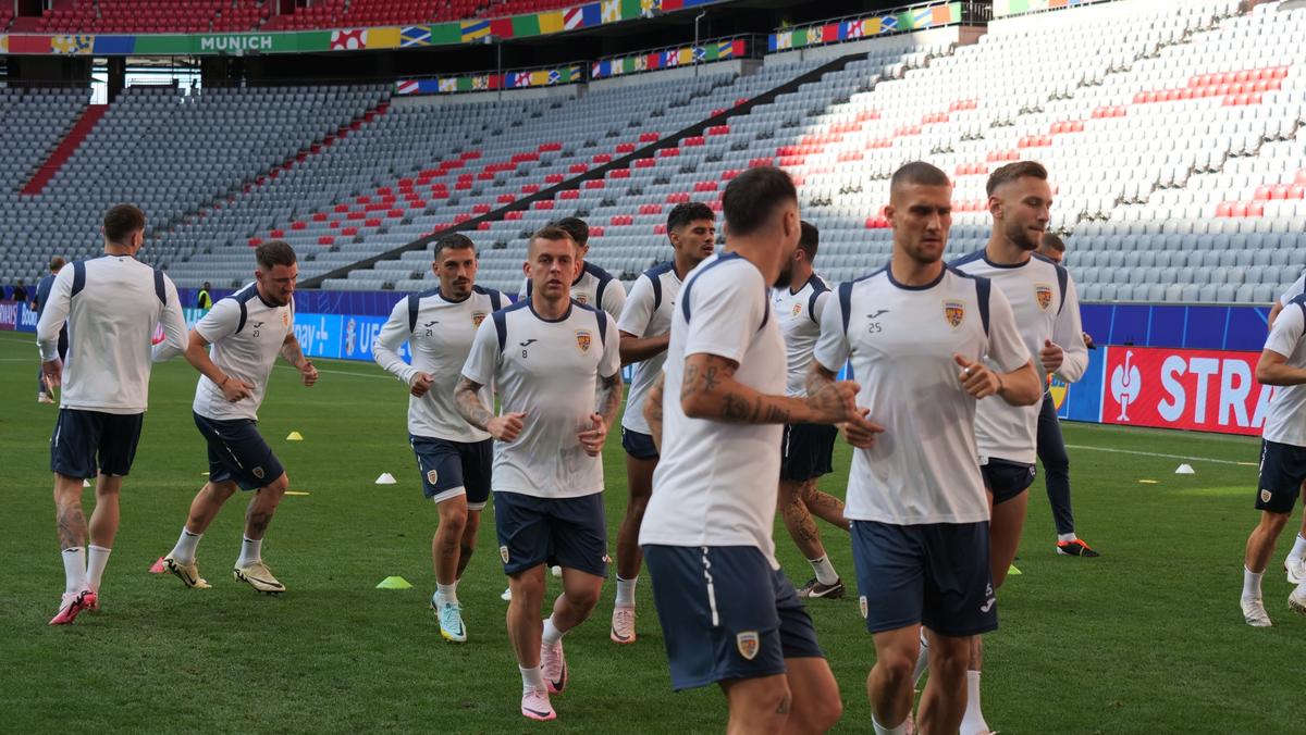Antrenamentul echipei naționale înaintea meciului cu Ucraina, de la Euro 2024