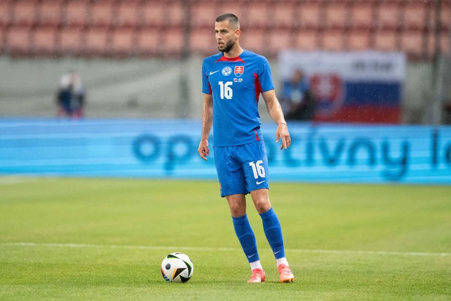 David Hancko, în tricoul Slovaciei/ foto Imago Images Poate da lovitura carierei, după meciul cu România de la EURO » Ținta numărul 1 a lui Atletico