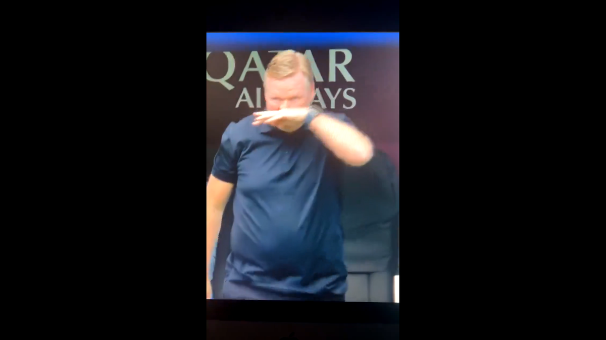 Ronald Koeman, gest dezgustător în timpul meciului Polonia - Olanda