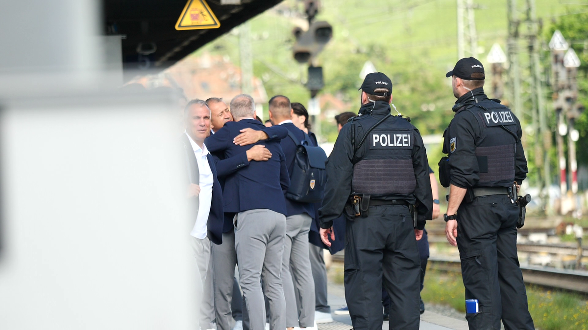 Cu trenul alături de națională, până la Munchen » Niciun minut de întârziere și condiții de top! Cine i-a driblat pe polițiști
