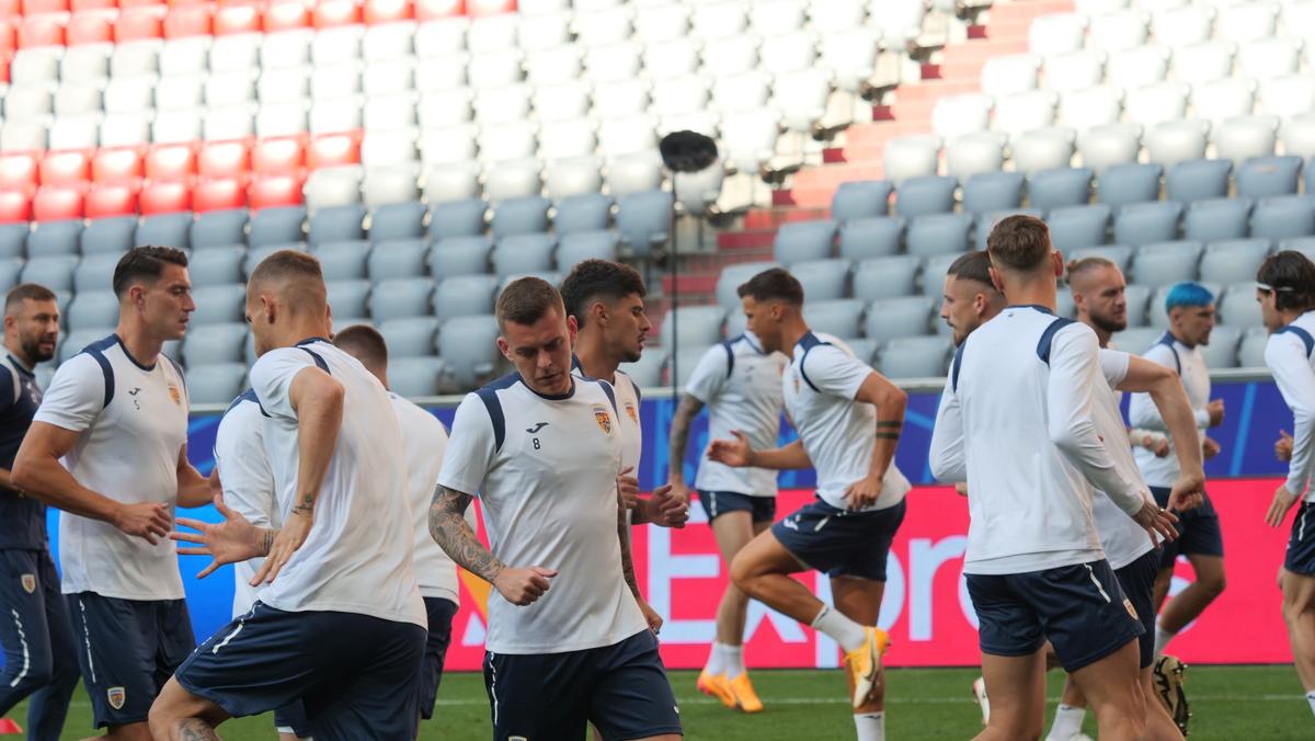Antrenamentul echipei naționale înaintea meciului cu Ucraina, de la Euro 2024