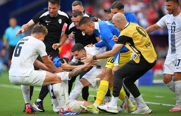 Prima surpriză la EURO 2024 » Danemarca, dezastru în a doua repriză și un punct imens pentru Slovenia!
