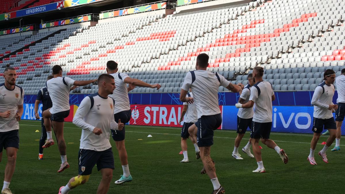 Antrenamentul echipei naționale înaintea meciului cu Ucraina, de la Euro 2024