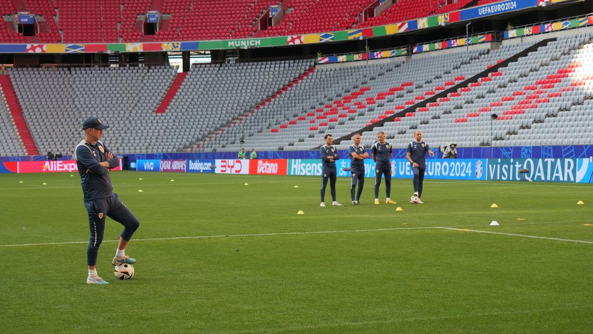 Antrenamentul echipei naționale înaintea meciului cu Ucraina, de la Euro 2024