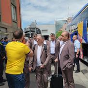 „Tricolorii” întâmpinați de fani în Munchen / FOTO: GSP