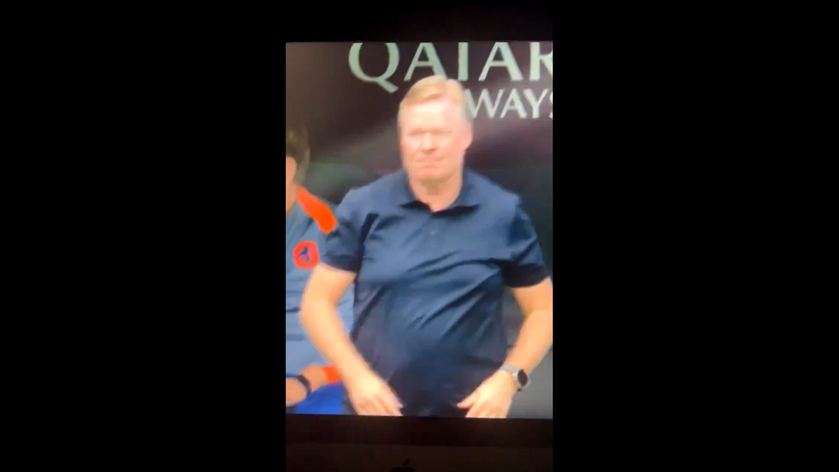 Ronald Koeman, gest dezgustător în timpul meciului Polonia - Olanda