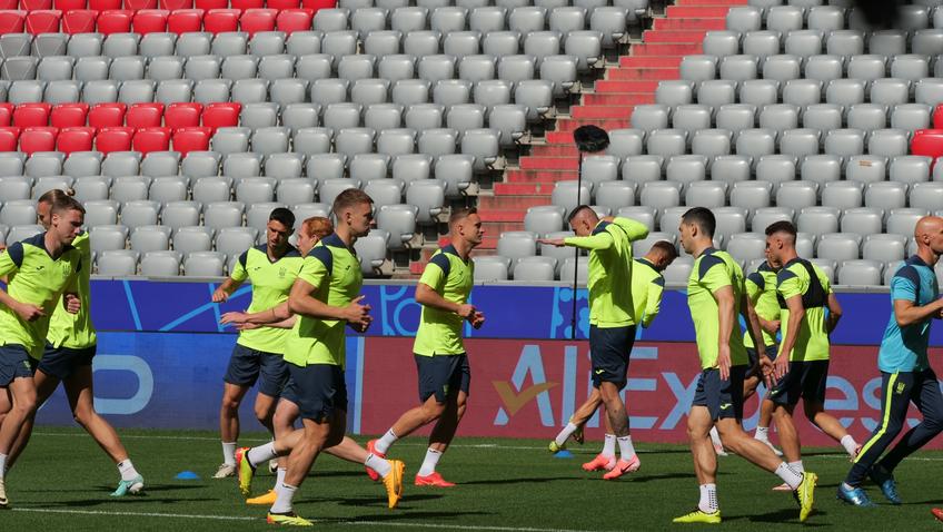 Antrenament Ucraina înaintea meciului cu România (Euro 2024). FOTO: Andrei Crăițoiu (GSP)