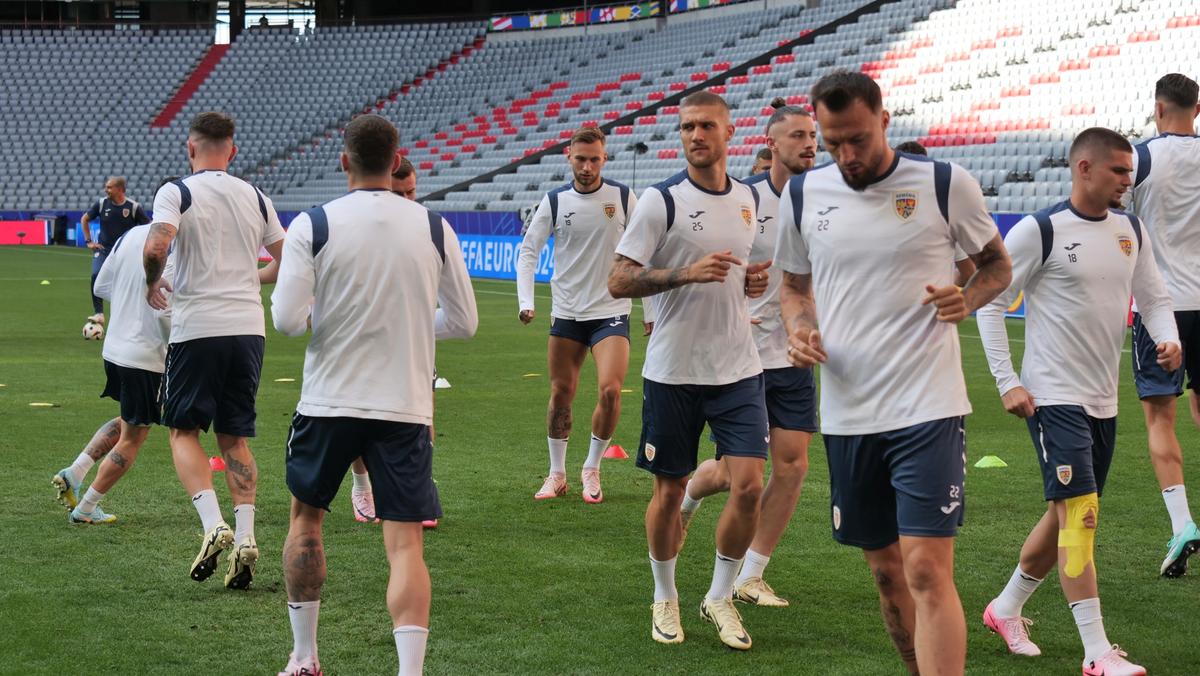 Antrenamentul echipei naționale înaintea meciului cu Ucraina, de la Euro 2024
