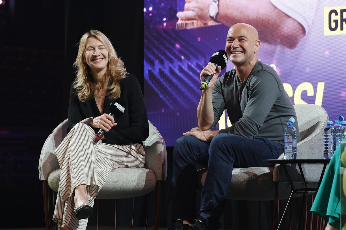 Îndemnul emoționant al lui Andre Agassi pentru părinți pe scena Sports Festival din Cluj + Cum a început povestea de dragoste cu Steffi Graf: „De la insistența mea”