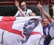 Suporterii Angliei la Gelsenkirchen înaintea meciului cu Serbia la Euro 2024. Foto: Imago Images