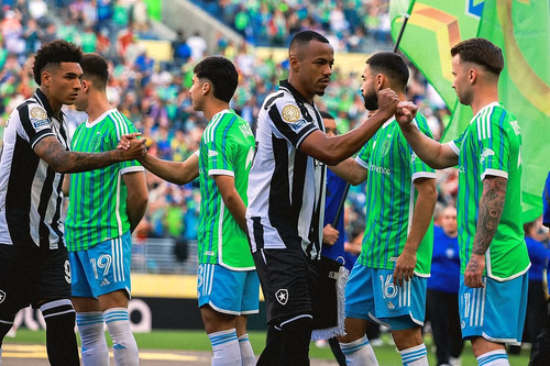 Botafogo, victorie la debutul la Campionatul Mondial al Cluburilor: 2-1 cu Seattle Sounders. Foto: Instagram