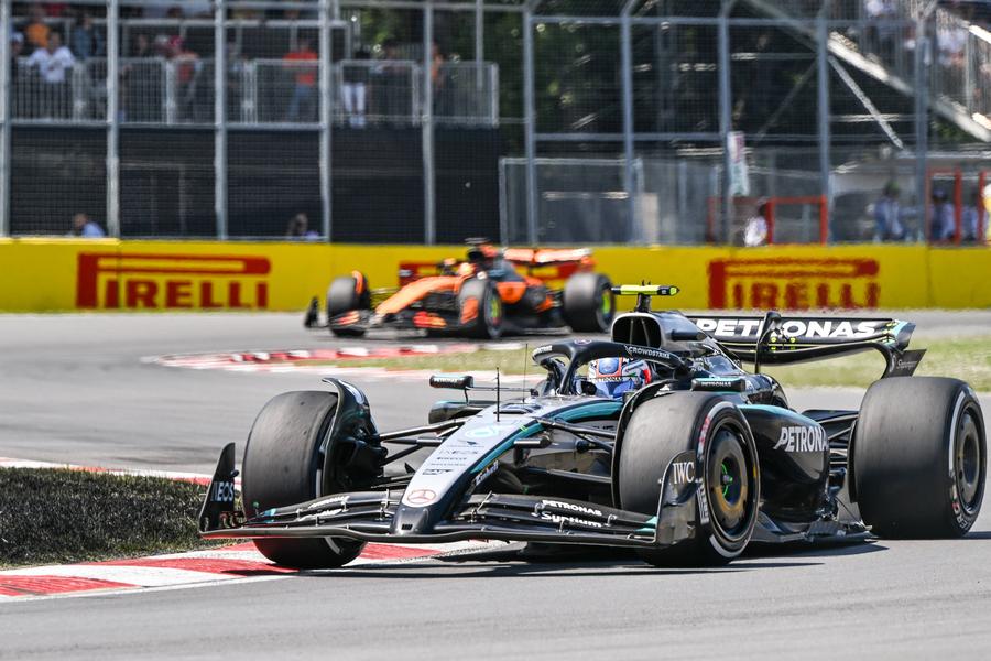 Andrea Antonelli, pilotul lui Mercedes de doar 18 ani care a terminat pe locul 3 la Montreal. Foto: Imago Recordul stabilit de Kimi Antonelli, după primul lui podium din carieră