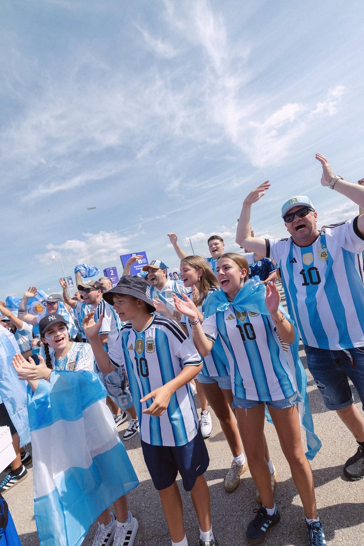 Imagini înainte de Argentina - Algeria