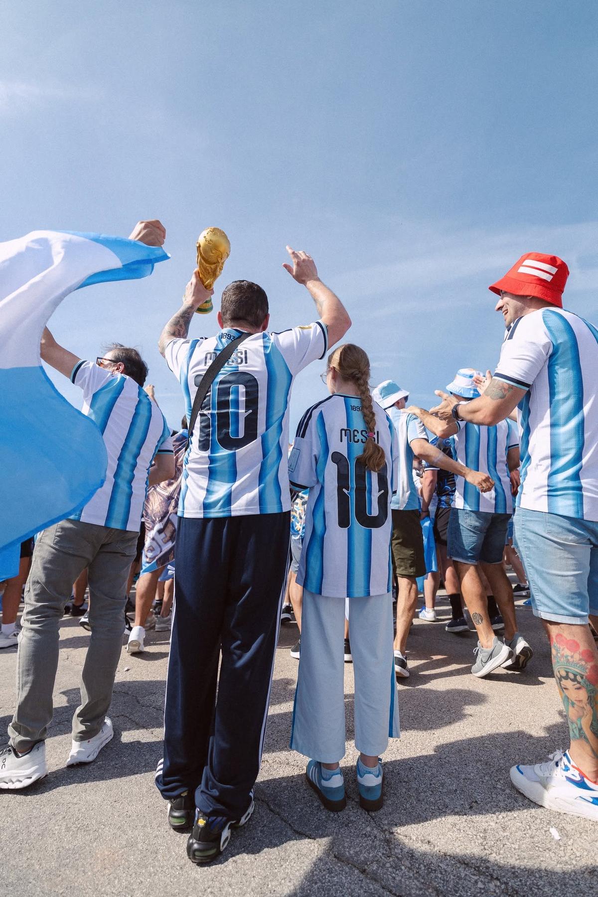 Imagini înainte de Argentina - Algeria