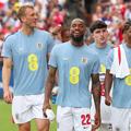 Tino Livramento (al doilea de la dreapta la stânga) s-a accidentat și ratează Campionatul Mondial