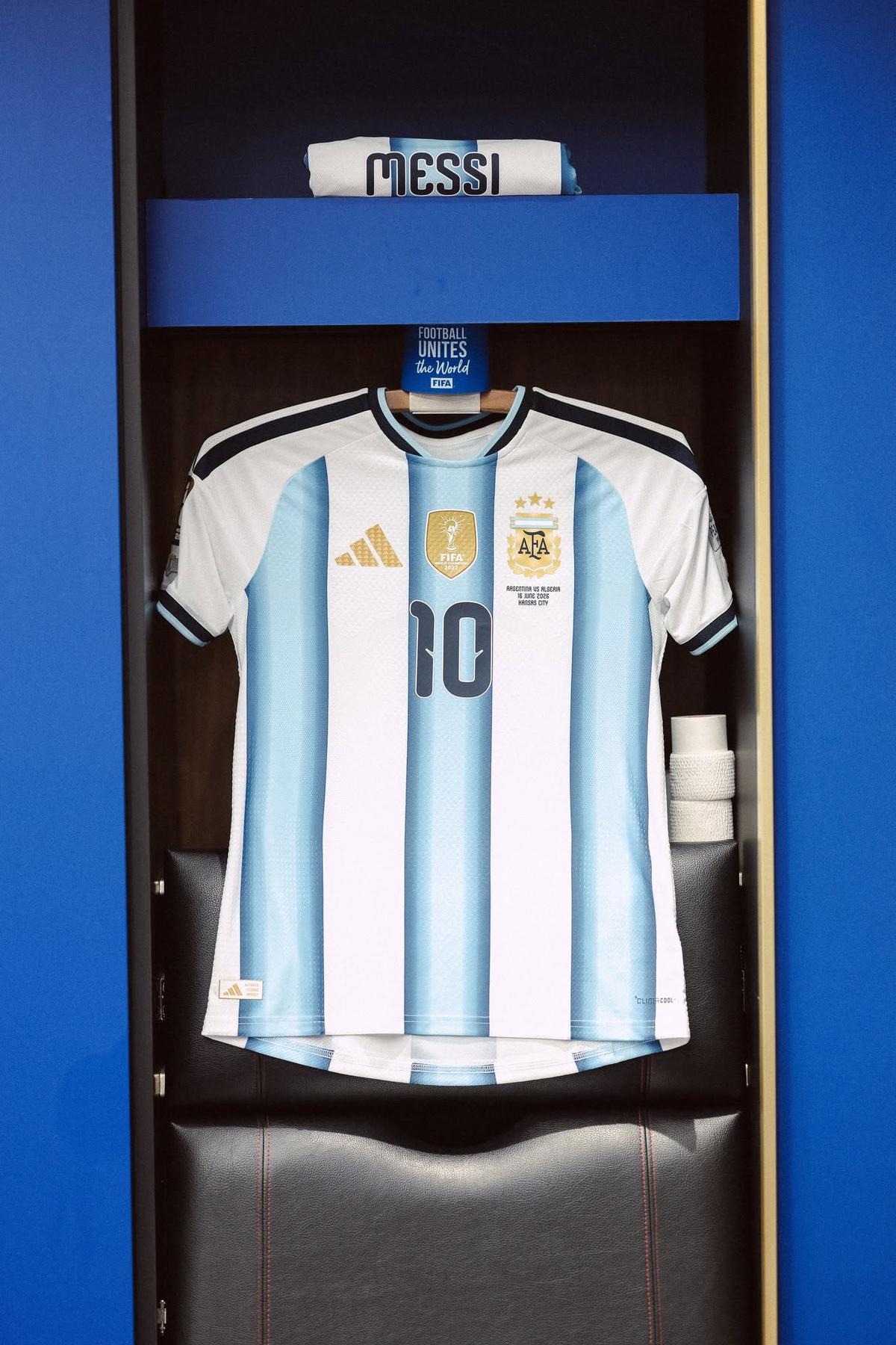 Imagini înainte de Argentina - Algeria
