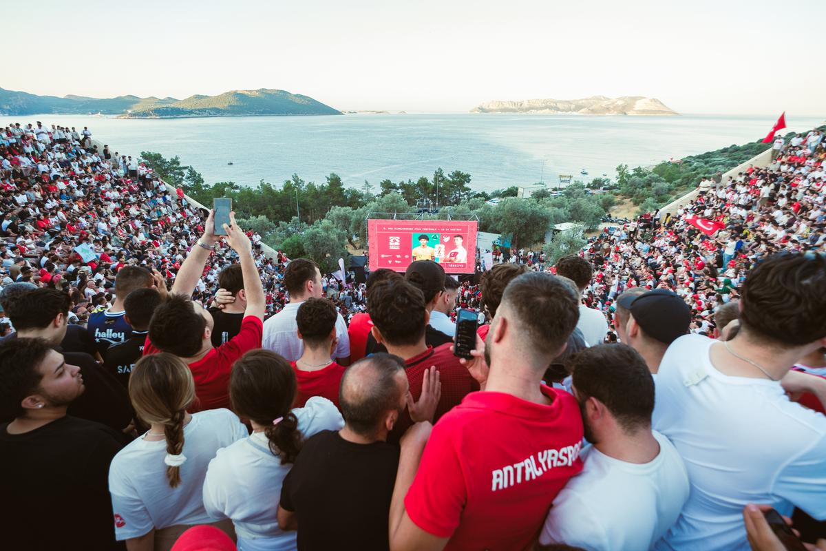 Teatrul Antic Antiphellos din Kaș, Turcia
