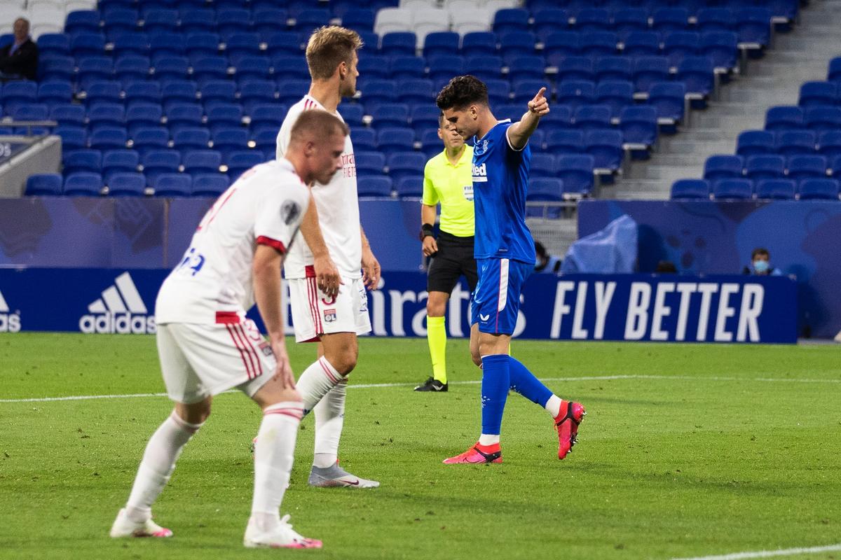 FOTO Ianis Hagi în Rangers - Lyon 16.07.2020
