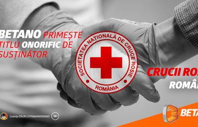 BETANO a primit titlul onorific de susținător al Crucii Roșii Române