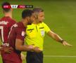 În minutul 62 al disputei cu FCU Craiova 1948, CFR Cluj a cerut lovitură un penalty, la duelul dintre Mario Camora (34 de ani) și Radu Negru (22 de ani). În acel moment, scorul era 2-2.