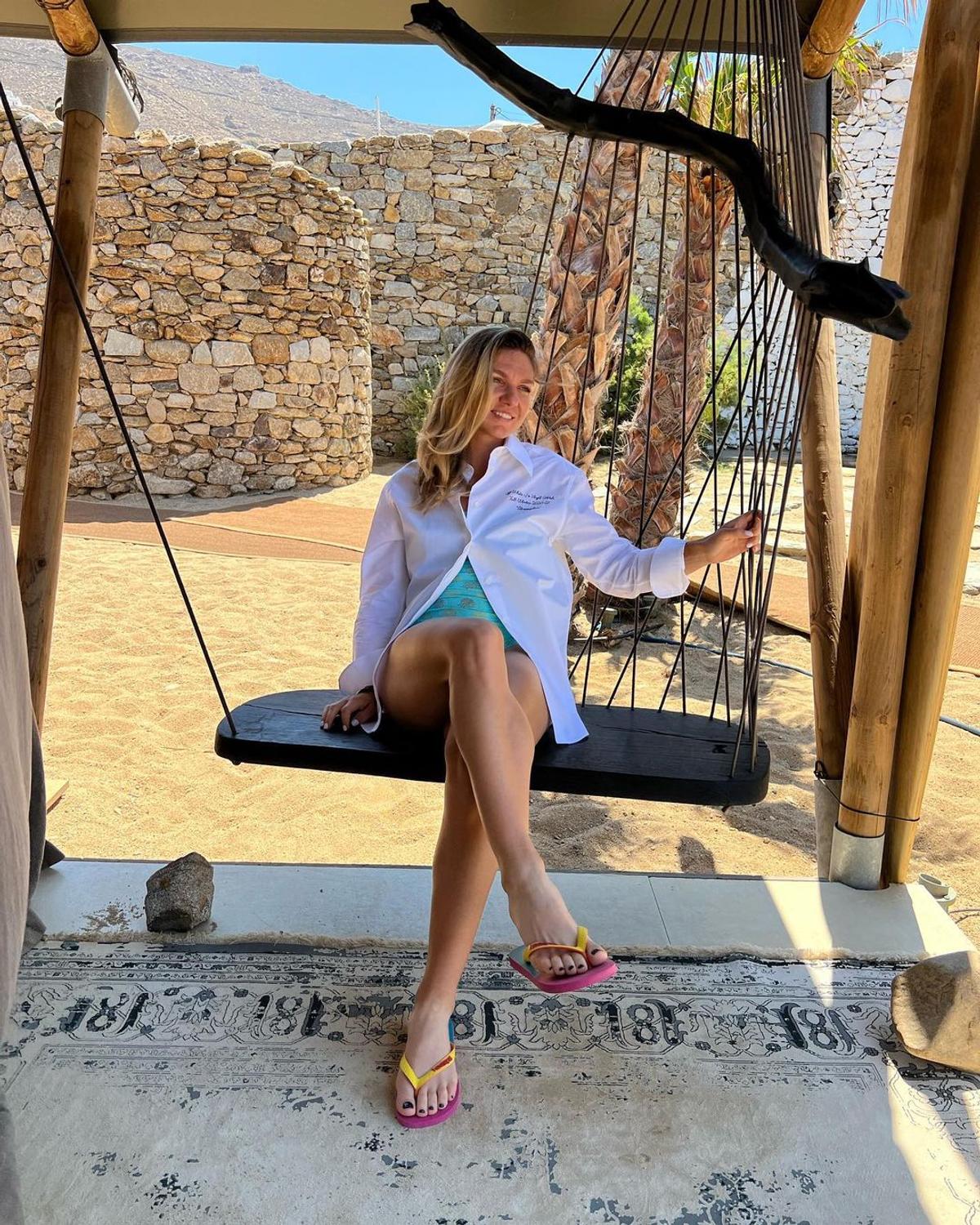 FOTO Simona Halep în vacanță în Grecia