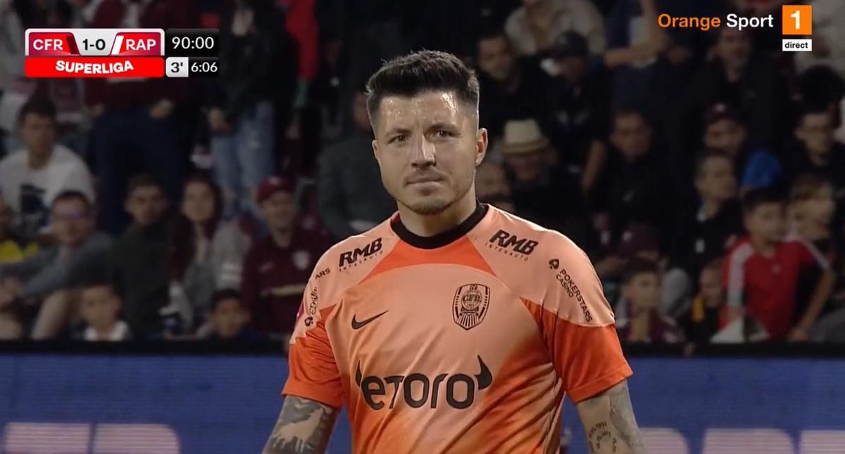 FOTO CFR Cluj - Rapid, penalty cu VAR la ultima fază 16.07.2022
