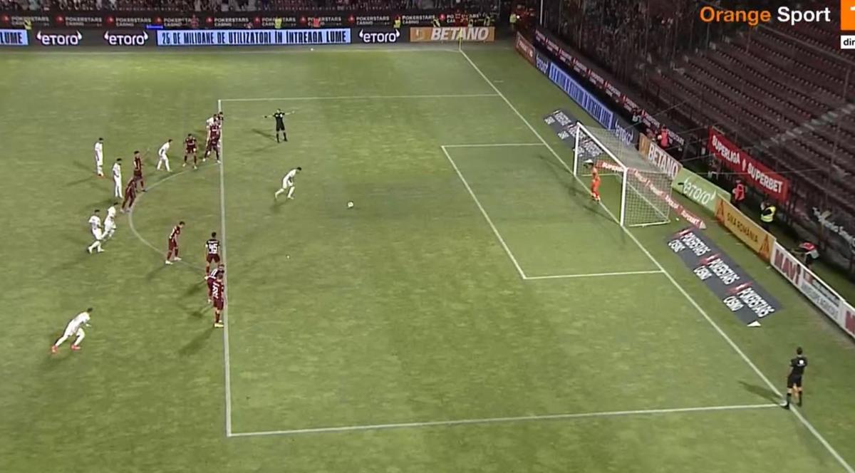 FOTO CFR Cluj - Rapid, penalty cu VAR la ultima fază 16.07.2022