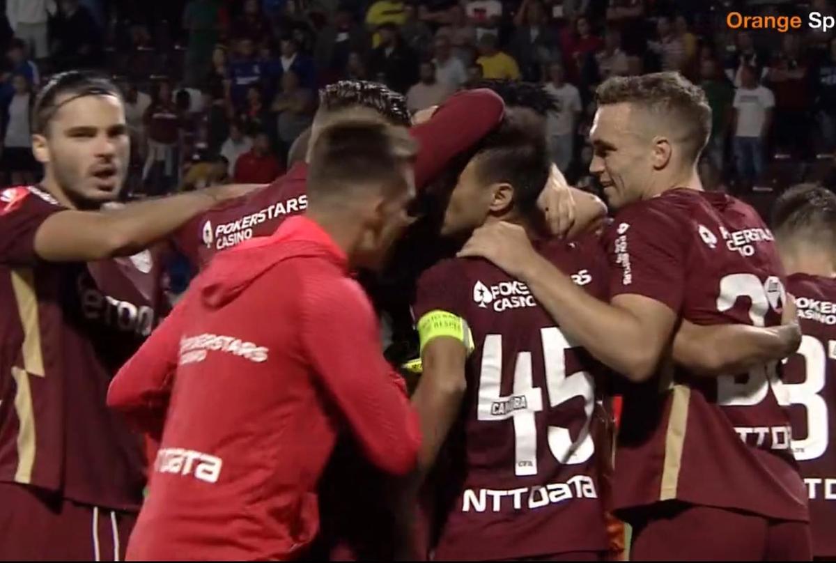 FOTO CFR Cluj - Rapid, penalty cu VAR la ultima fază 16.07.2022