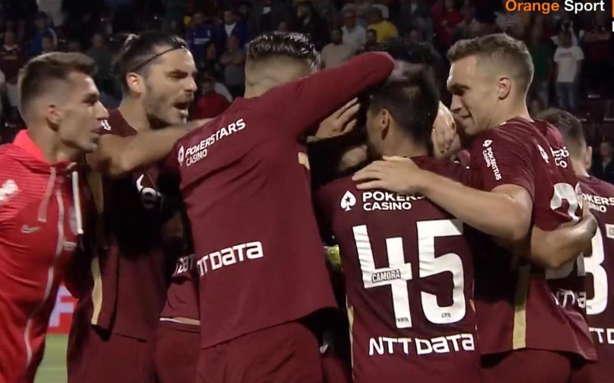 FOTO CFR Cluj - Rapid, penalty cu VAR la ultima fază 16.07.2022