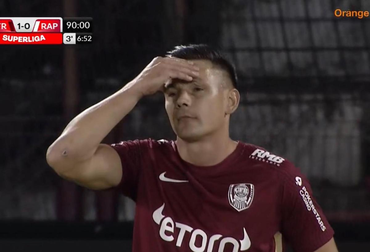 FOTO CFR Cluj - Rapid, penalty cu VAR la ultima fază 16.07.2022