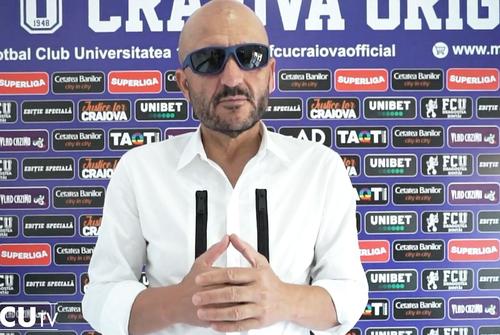 Adrian Mititelu // foto: captură Facebook @ Fotbal Club Universitatea 1948