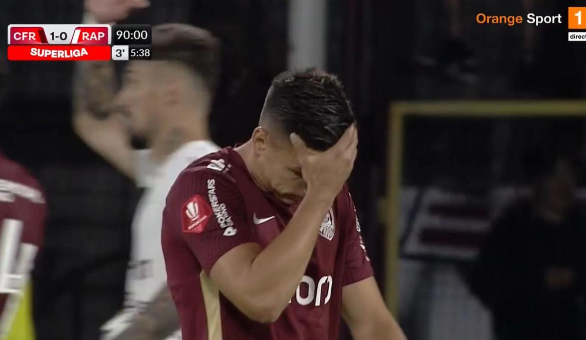 FOTO CFR Cluj - Rapid, penalty cu VAR la ultima fază 16.07.2022