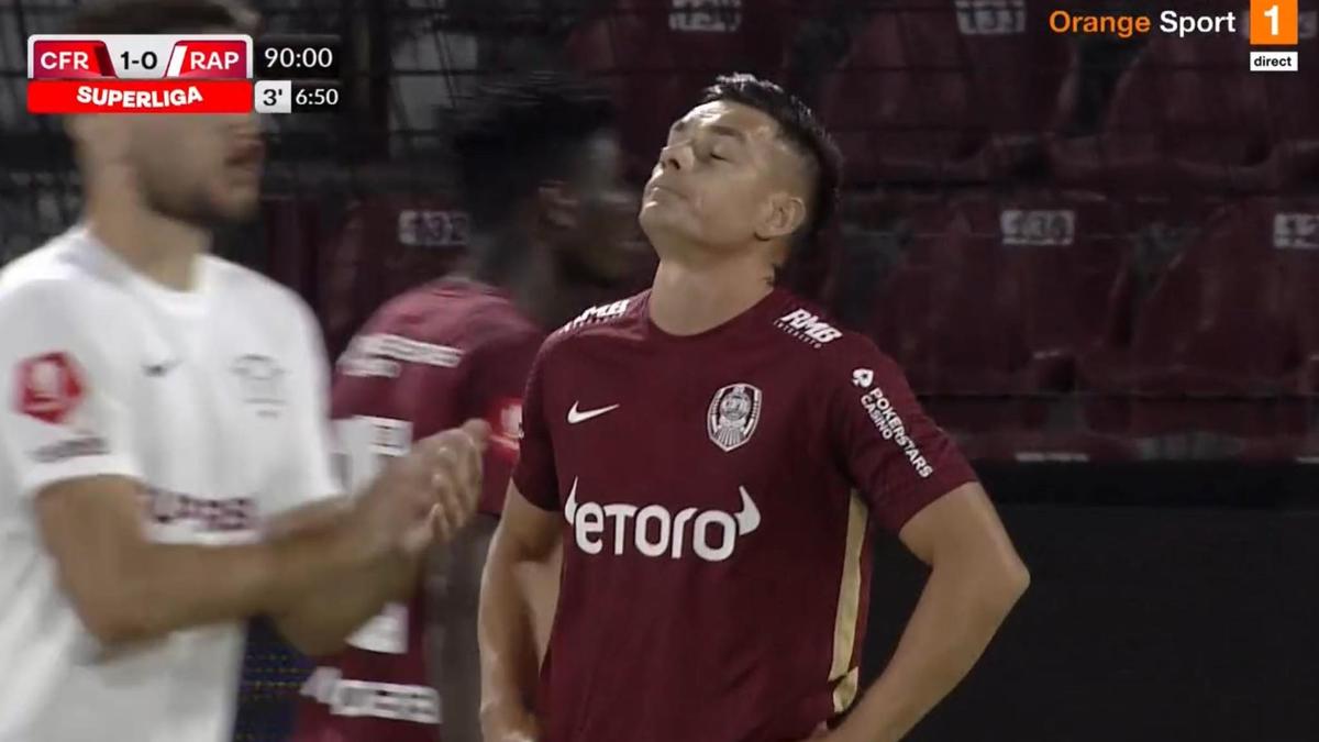 FOTO CFR Cluj - Rapid, penalty cu VAR la ultima fază 16.07.2022
