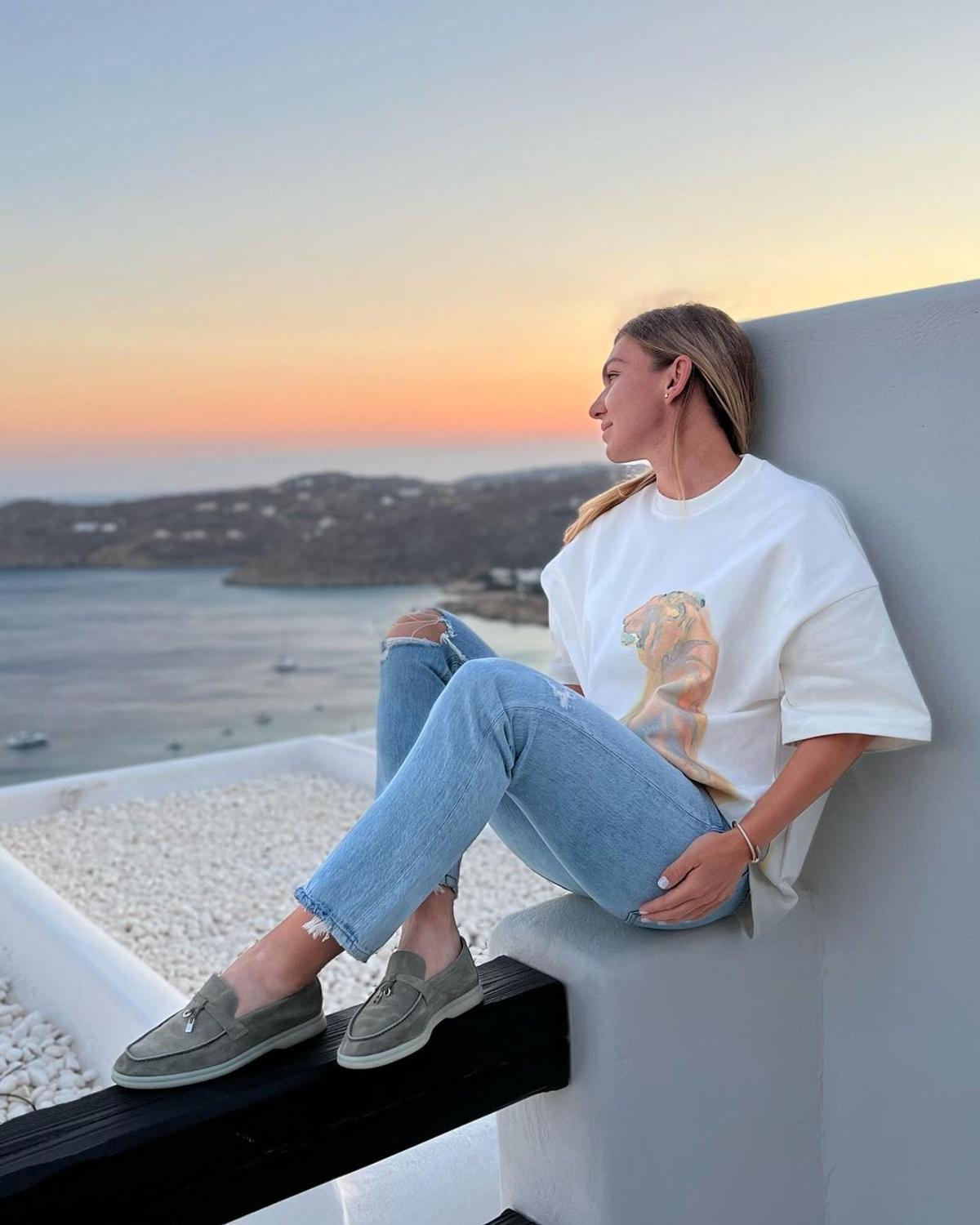 FOTO Simona Halep în vacanță în Grecia