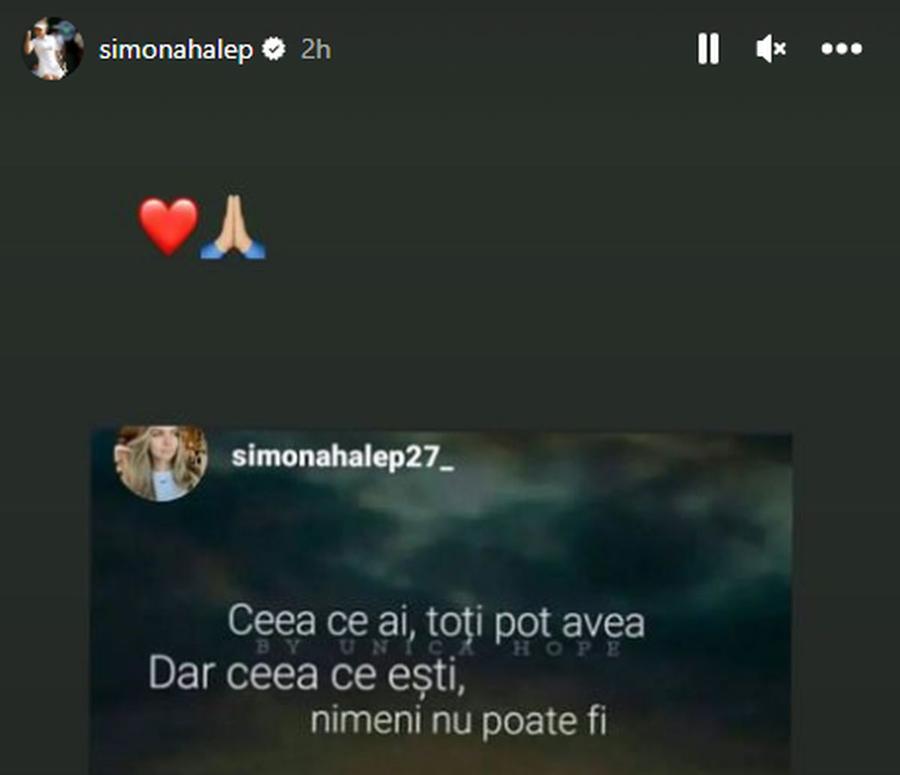 În așteptarea verdictului, Simona Halep a publicat un mesaj misterios