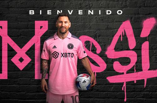 Lionel Messi, prezentat oficial la Inter Miami. 
Foto: Twitter @ Inter Miami CF