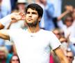 Carlos Alcaraz (20 de ani) l-a învins pe sârbul Novak Djokovic (36 de ani, 2 ATP) în finala Wimbledon 2023