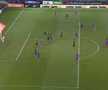 Golul de 4-0 al lui Miculescu din FCSB - Virtus. Captură: Voyo