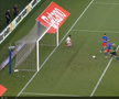 Golul de 4-0 al lui Miculescu din FCSB - Virtus. Captură: Voyo