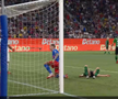 Golul de 4-0 al lui Miculescu din FCSB - Virtus. Captură: Voyo