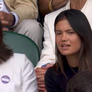 Emma Răducanu, prezentă să îl susțină pe Carlos Alcaraz la finala Wimbledon împotriva lui Novak Djokovic / Foto: The Tennis Letter (X - fostul Twitter)