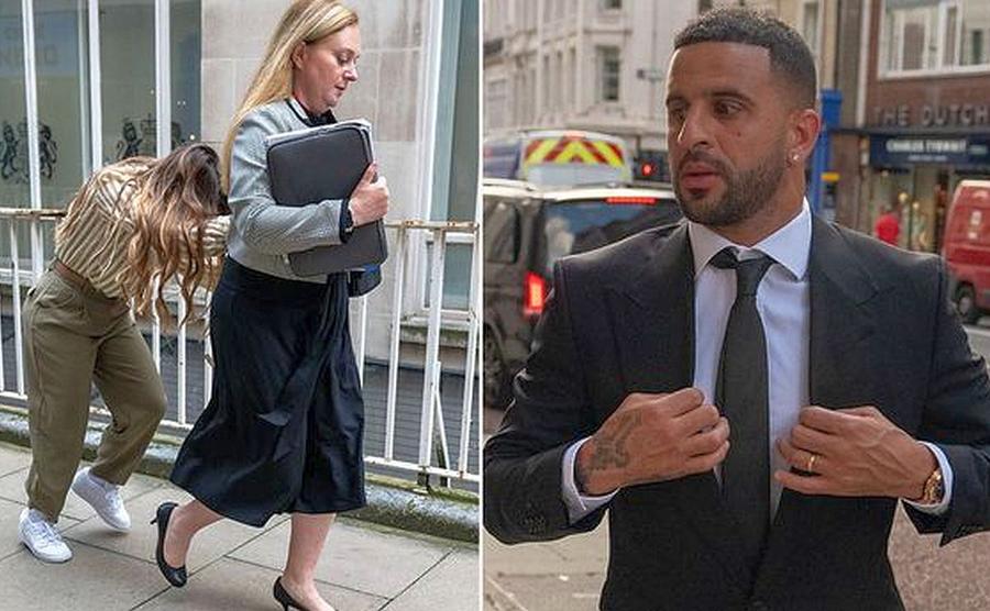 Cum au apărut la tribunal Lauryn Goodman (în stânga) și Kyle Walker // sursă foto: mirror.co.uk Titularul din finala Euro 2024, față în față cu amanta, la tribunal, la nici 48 de ore după Spania - Anglia!