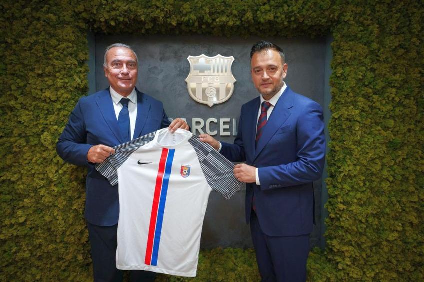 Chindia Târgoviște a început colaborarea cu Barcelona / foto: Facebook