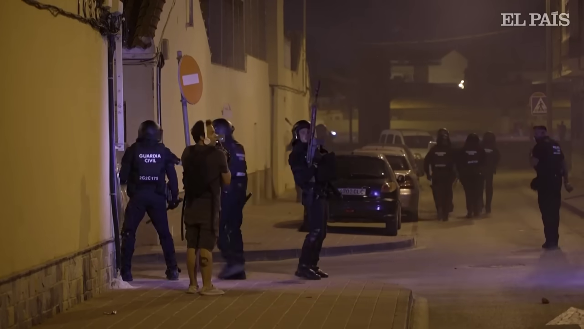 Lupte de strada in Spania