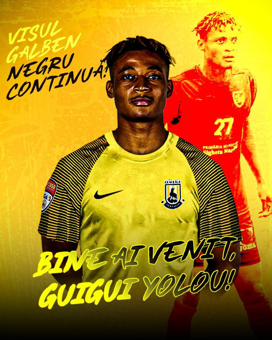 Guigui Yolou, un an împrumut de la CFR Cluj. Foto: Facebook @CSM Ceahlăul Piatra Neamț CFR Cluj a cedat un jucător altei echipe din România » A fost prezentat astăzi