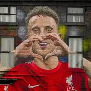 Mural Diogo Jota în Liverpool / Foto: site Liverpool